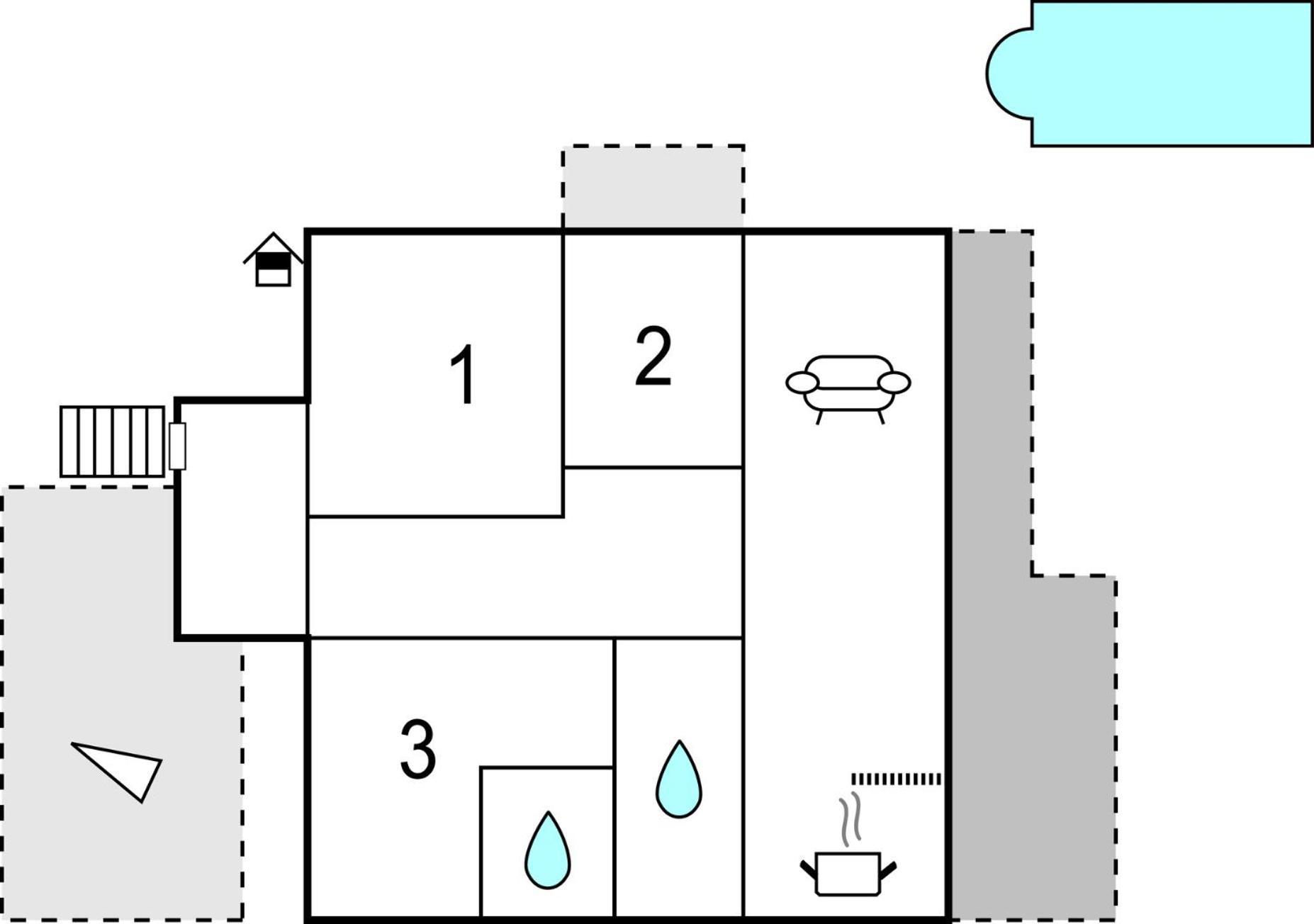 Nice Apartment In Plano With Kitchen מראה חיצוני תמונה